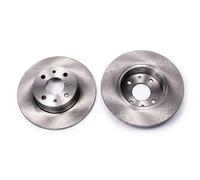 2x Brake disc solid 6053000 KRAFT AUTOMOTIVE for ALFA ROMEO FIAT LANCIA