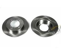 2x Brake disc solid 6054220 KRAFT AUTOMOTIVE for MITSUBISHI VOLVO