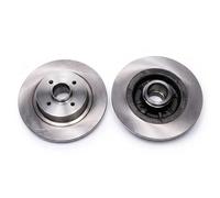 2x Brake disc solid 6055121 KRAFT AUTOMOTIVE for RENAULT MEGANE Scénic