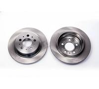 2x Brake disc solid 6056350 KRAFT AUTOMOTIVE for VOLVO S80 I V70 Mk II S60 I