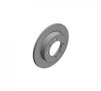 2x Brake disc solid 610.1198.20 ZIMMERMANN for MITSUBISHI VOLVO
