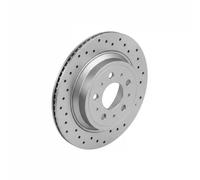 2x Brake disc solid 610.3703.52 ZIMMERMANN for VOLVO S80 I XC70 I Cross Country
