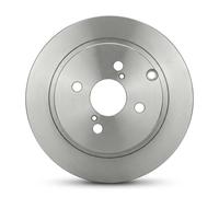 2x Brake disc solid 8DD 355 110-511 HELLA for TOYOTA COROLLA COROLLA Saloon