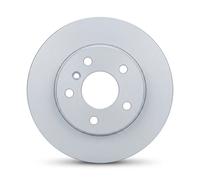 2x Brake disc solid 8DD 355 111-101 HELLA for MERCEDES-BENZ A-CLASS