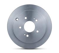 2x Brake disc solid 8DD 355 118-801 HELLA for MITSUBISHI GRANDIS