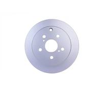 2x Brake disc solid 8DD 355 119-021 HELLA for TOYOTA COROLLA Verso