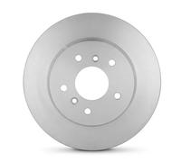 2x Brake disc solid 8DD 355 122-771 HELLA for NISSAN RENAULT
