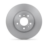 2x Brake disc solid 8DD 355 127-111 HELLA for BMW 8 7