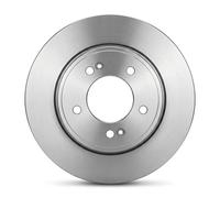 2x Brake disc solid 8DD 355 128-841 HELLA for HYUNDAI KIA