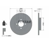 TEXTAR 92026400 Brake disc