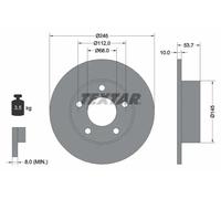 TEXTAR 92090803 Brake disc
