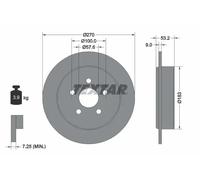 TEXTAR 92108600 Brake disc