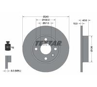 TEXTAR 92111003 Brake disc