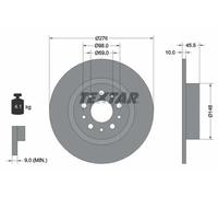 2x Brake disc solid 92114703 TEXTAR for ALFA ROMEO 156 GT 156 Sportwagon