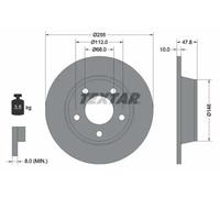 TEXTAR 92117303 Brake disc