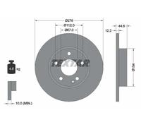 TEXTAR 92131803 Brake disc