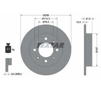 TEXTAR 92134303 Brake disc