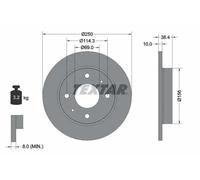 TEXTAR 92134903 Brake disc