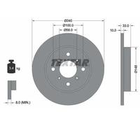 TEXTAR 92153300 Brake disc