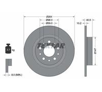 TEXTAR 92271703 Brake disc