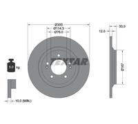 Textar 92296303 Brake Disc