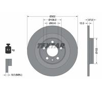 TEXTAR 92304703 Brake disc
