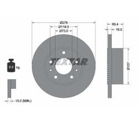 2x Brake disc solid 93104800 TEXTAR for IVECO DAILY III Platform/Chassis