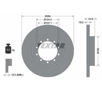TEXTAR 93242500 Brake disc