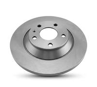 2x Brake disc solid A1041P SAMKO for AUDI A6 Allroad C6