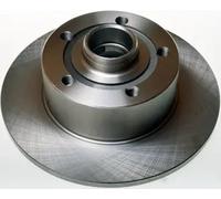 2x Brake disc solid B130057 DENCKERMANN for AUDI A4 B5 A4 B5 Avant