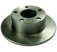 2x Brake disc solid B130202 DENCKERMANN for AUDI VW SKODA