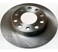 2x Brake disc solid B130304 DENCKERMANN for AUDI SEAT