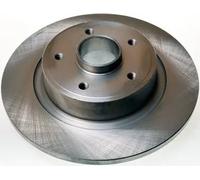2x Brake disc solid B130380 DENCKERMANN for RENAULT LAGUNA II GRAND SCÉNIC II