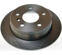 2x Brake disc solid B130410 DENCKERMANN for MERCEDES-BENZ A-CLASS