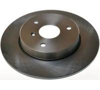 2x Brake disc solid B130412 DENCKERMANN for SMART CITY-COUPE CABRIO CROSSBLADE