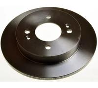2x Brake disc solid B130523 DENCKERMANN for KIA HYUNDAI