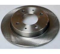 2x Brake disc solid B130573 DENCKERMANN for SMART MITSUBISHI