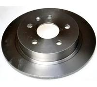 2x Brake disc solid B130590 DENCKERMANN for SAAB OPEL