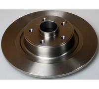 2x Brake disc solid B130594 DENCKERMANN for RENAULT VEL SATIS ESPACE Mk IV