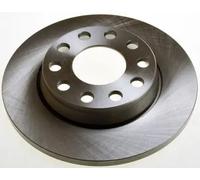 2x Brake disc solid B130600 DENCKERMANN for AUDI SEAT