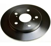 2x Brake disc solid B130605 DENCKERMANN for TOYOTA COROLLA Saloon AURIS