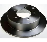 2x Brake disc solid B130644 DENCKERMANN for MITSUBISHI LANCER VIII LANCER VII