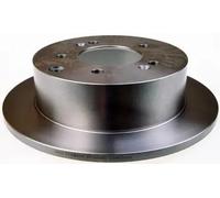 2x Brake disc solid B130681 DENCKERMANN for KIA SOUL I SOUL II