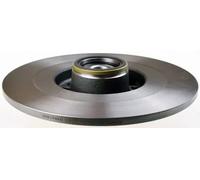 2x Brake disc solid B130703 DENCKERMANN for RENAULT LATITUDE LAGUNA III