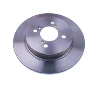 2x Brake disc solid B130737 DENCKERMANN for SUZUKI SWIFT III