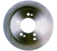 2x Brake disc solid B130758 DENCKERMANN for KIA CARENS III MPV