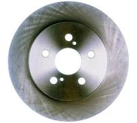 2x Brake disc solid B130781 DENCKERMANN for TOYOTA SUBARU LEXUS