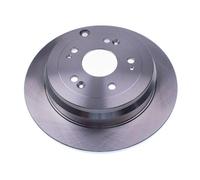 2x Brake disc solid B130805 DENCKERMANN for HONDA CR-V III CR-V IV