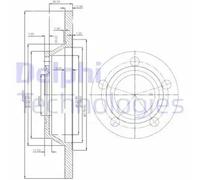 Delphi BG2987 Brake Disc