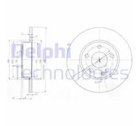 DELPHI BG3840 Brake disc